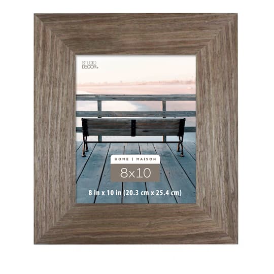 6 Pack: Natural Walnut Finish 8&#x22; x 10&#x22; Frame, Home by Studio D&#xE9;cor&#xAE;